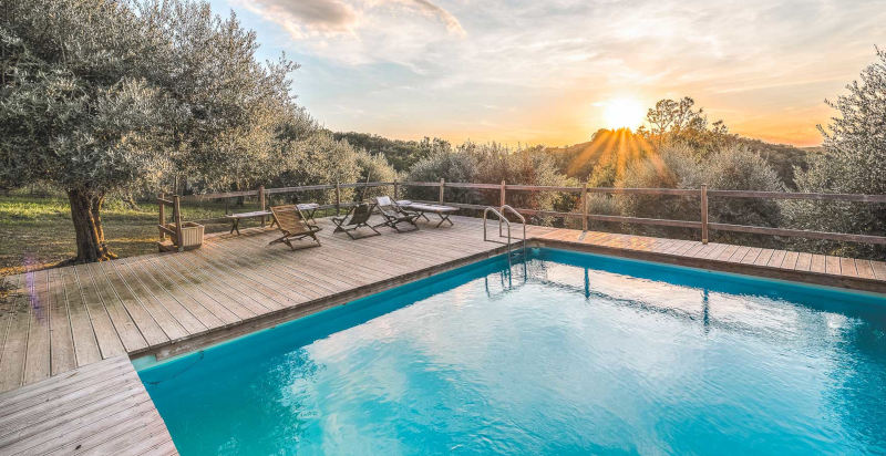 Piscina presso l'Agriturismo Alpaca Country House