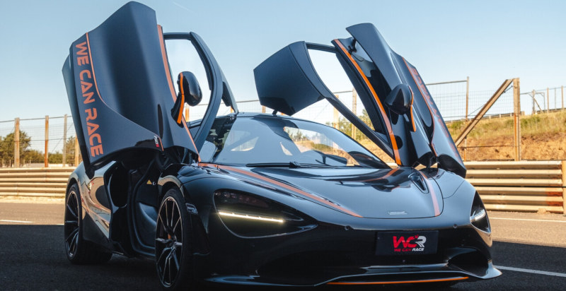 buono regalo per guidare la McLaren 750S in pista ad Airola