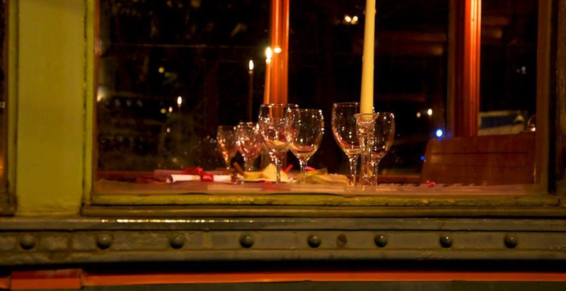 Cenare in tram Roma