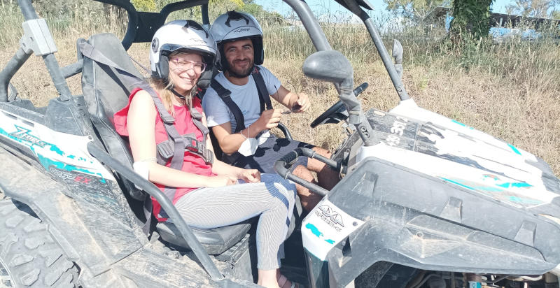 Buggy esplora l'entroterra laziale a Cerveteri
