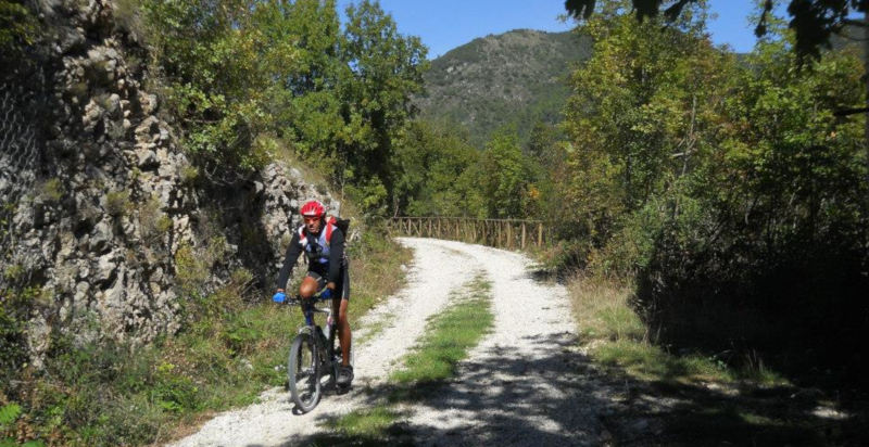 Corso di bicicletta da montagna in Umbria