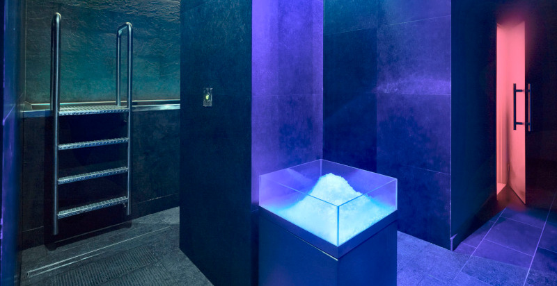 Frigidarium per rinfrescare il corpo al Garda Thermae