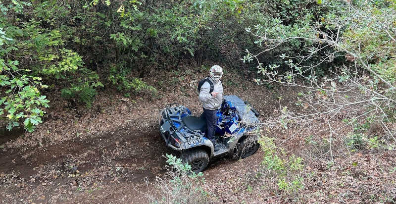 quad fuoristrada Bracciano paesaggi naturali