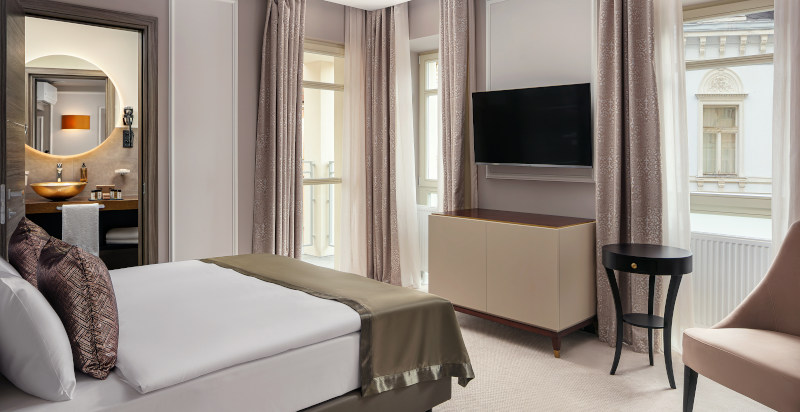 Camera Superior con balcone hotel Saxonia