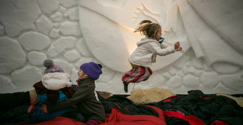 Pernottamento in igloo per famiglie a Kühtai