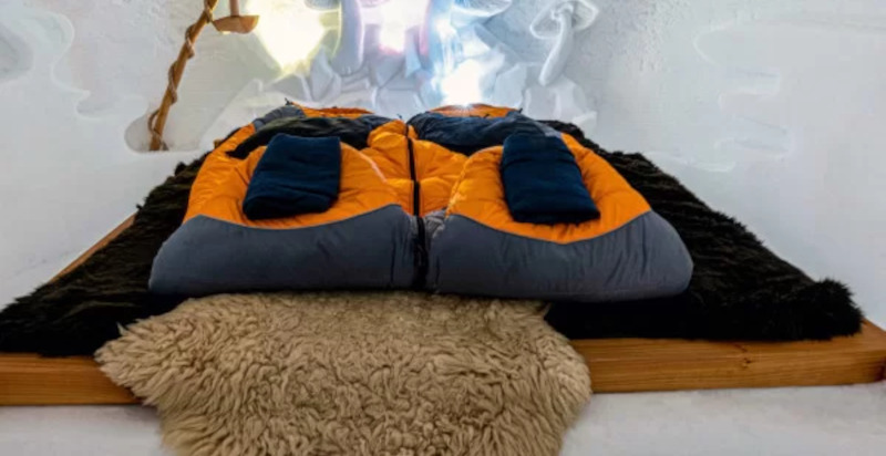Intimità e comfort in igloo
