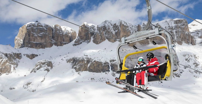 Piste da sci vicine all'Hotel Malita Arabba
