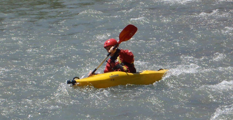 Escursione in kayak sul fiume Sele vicino a Salerno