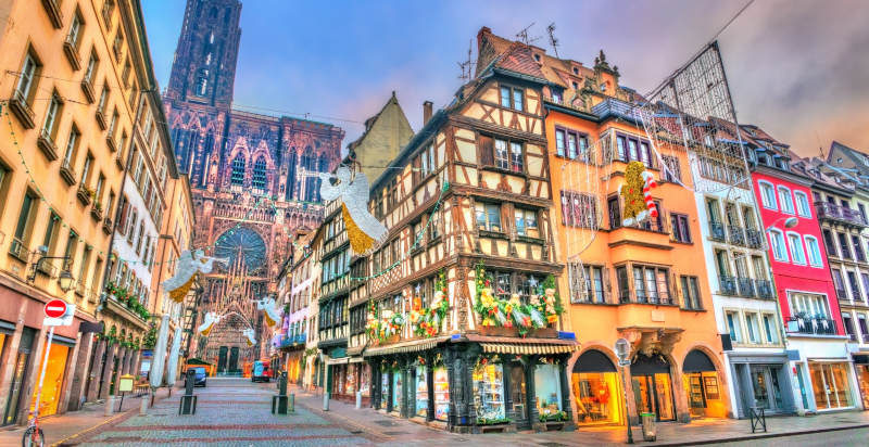 Vie del centro di Strasburgo