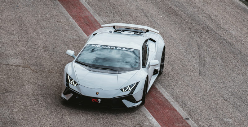 Lamborghini Huracán Tecnica sul circuito di Airola