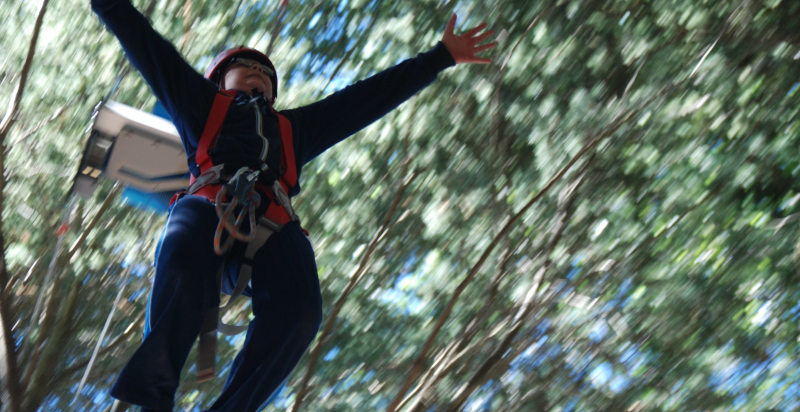 Zipline panoramica nel Parco Avventura delle Madonie