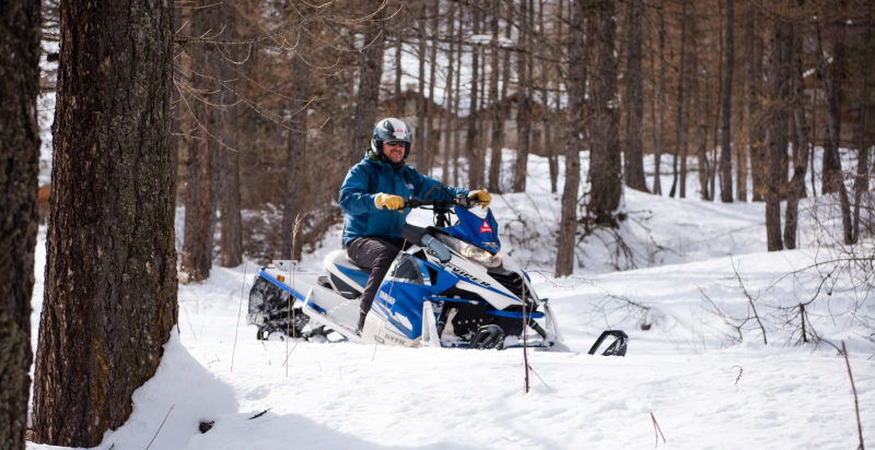 Vista mozzafiato sulle piste da sci di San Sicario in Piemonte