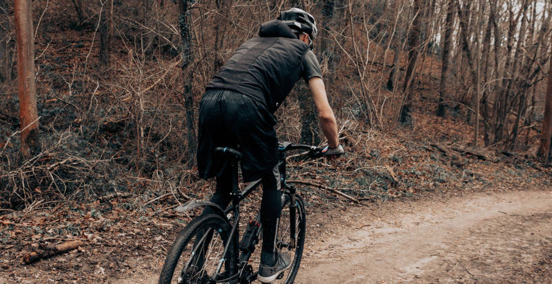 Pista di downhill nel Parco Batteria