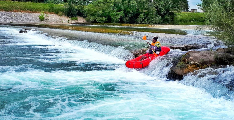 Percorso Packrafting Extreme sul fiume Lima per sportivi allenati