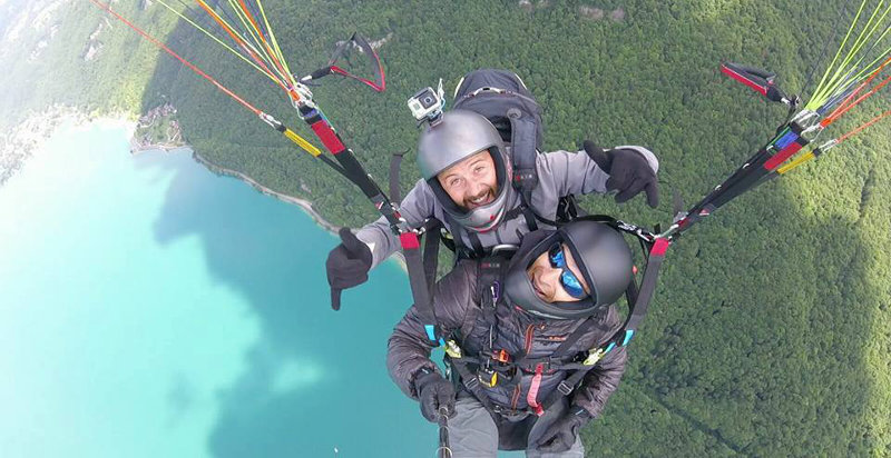 Parapendio biposto Brignano