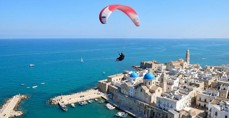 Volo in parapendio biposto Monopoli in Puglia