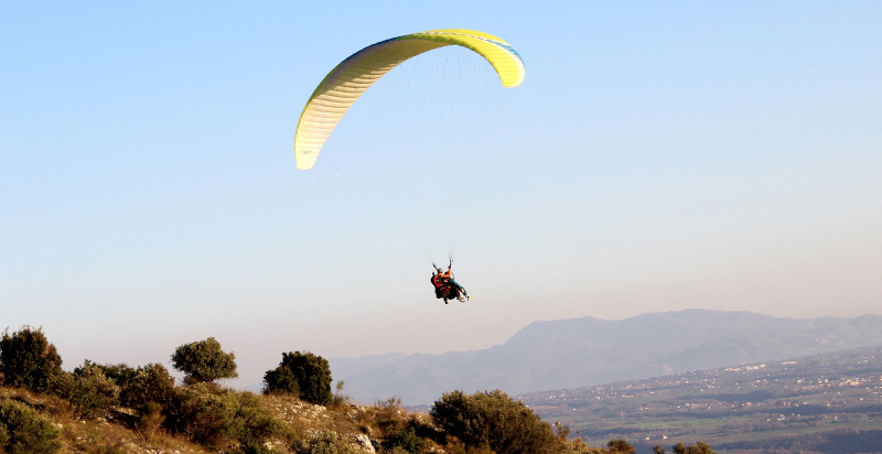 parapendio tandem roma