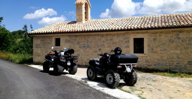 Partenza in quad da Abbateggio per esplorare il Parco della Majella