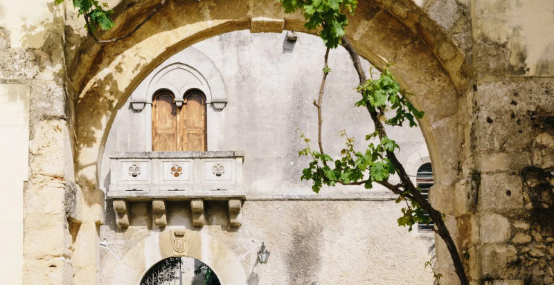 Particolare della tenuta Siracusa produttrice di vini siciliani