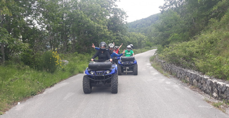 Percorso in quad nel cuore dell'Appennino Campano a Monteforte Irpino