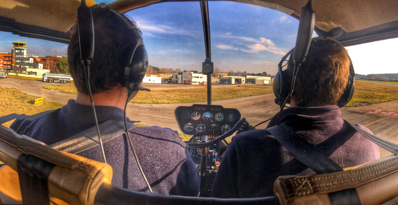 Pilotare un elicottero a Roma con istruttore professionale