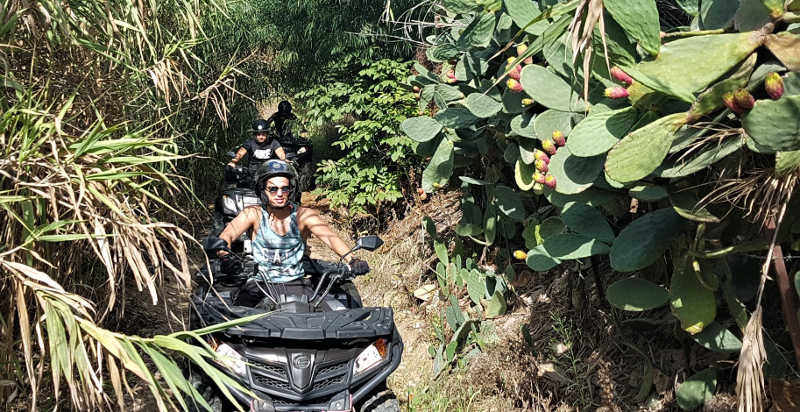 Guida in quad tra i boschi dell'entroterra di Ribera, Agrigento