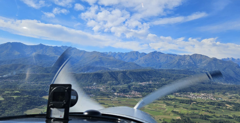 Buono regalo per un volo in aeroplano nella zona di Torino