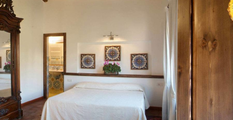 Camera raffinata e accogliente dell’hotel Villa Rizzo Resort & Spa