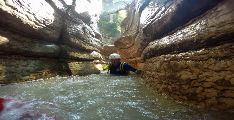 Canyoning in acque cristalline Val Maggiore