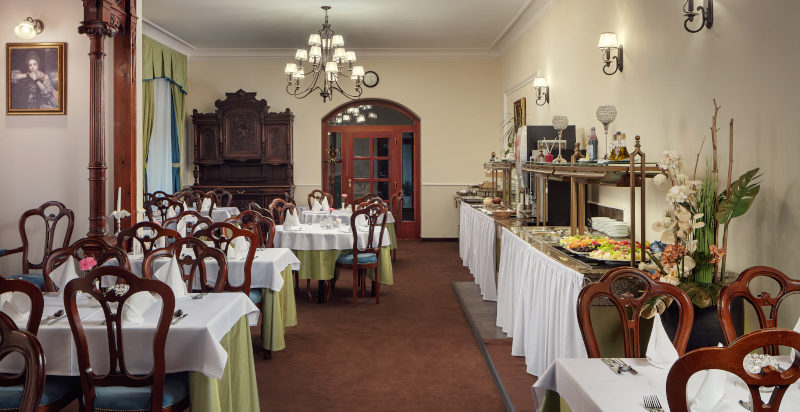 Sala ristorante Villa Smetana Karlovy Vary