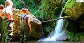 Piccola cascata del torrente Lorda in Molise