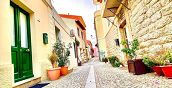 Ape Calessino in viaggio tra le vie di Olbia