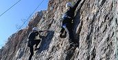 Arrampicata panoramica al Lago di Garda in provincia di Verona