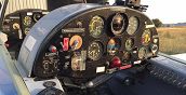 Cabina di pilotaggio di un autogiro