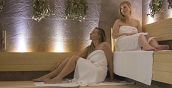 Sauna con atmosfera di comfort e benessere vicino al lago di Garda