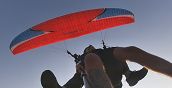 Volo in parapendio sopra il borgo di Schiavi d'Abruzzo
