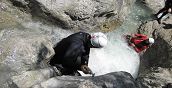 Canyon naturale con acque cristalline ideale per il canyoning in Tirolo