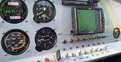 Comandi di un aereo ultraleggero Coavio