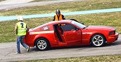 Corso di guida sicura drift su Ford Mustang