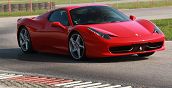 Ferrari 458 Italia sul circuito di Busca Cuneo