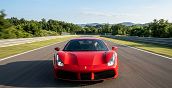Ferrari 488 GTB in pista all'Autodromo di Lombardore