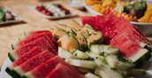 Scelta di frutta al buffet colazione presso Parkhotel Humboldt