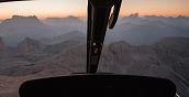 Elicottero per gruppi privati in volo sopra il Renon