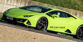 Lamborghini Huracàn Evo verde Autodromo Valle dei Templi