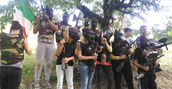 Esperienza di paintball all’aperto in Piemonte
