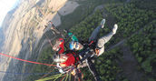 Esperienza di parapendio a Sassari tra mare e colline del nord Sardegna