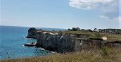 Cavalcata lungo la costa di Borgagne, Puglia