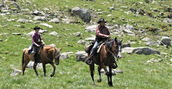 Passeggiata a cavallo nel parco del Lagorai