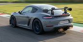 Porsche 718 Cayman GT4 RS in curva al circuito di Vairano