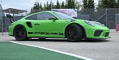 Porsche in azione sulla pista di Muro Leccese
